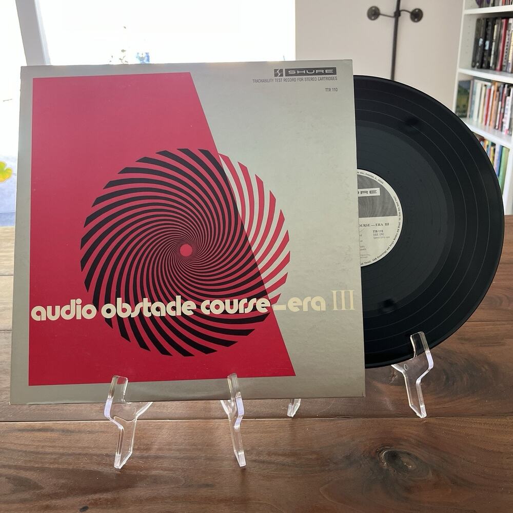 Shure Audio Obstacle Course - Era III LP Trackability Test Record 1973 TTR-110